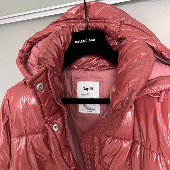 Burgundy puffer jacket, M - Picture 4 of 6